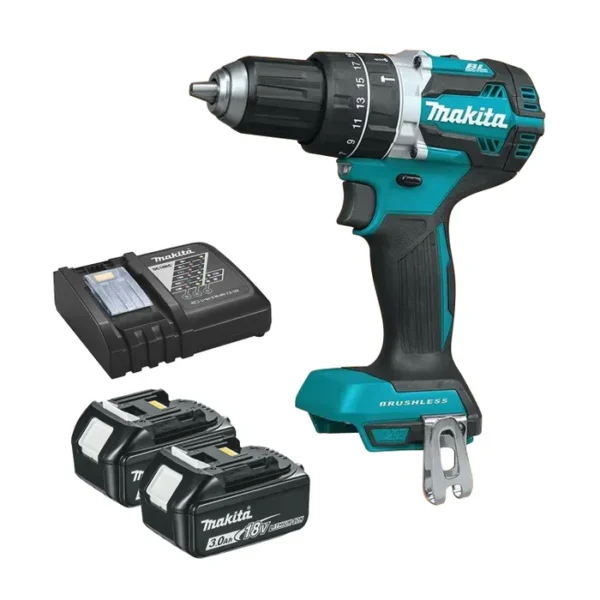 Taladro Percutor 13mm./40 N.m) 1,3 kg./1 Batería 3Ah + Cargador DC18RC Caja CARTON