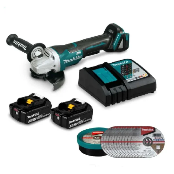 Esmeril Ang. 4-1/2" 8500rpm BL/XPT/AFT/ADT/1 Bat 3Ah+Cargador